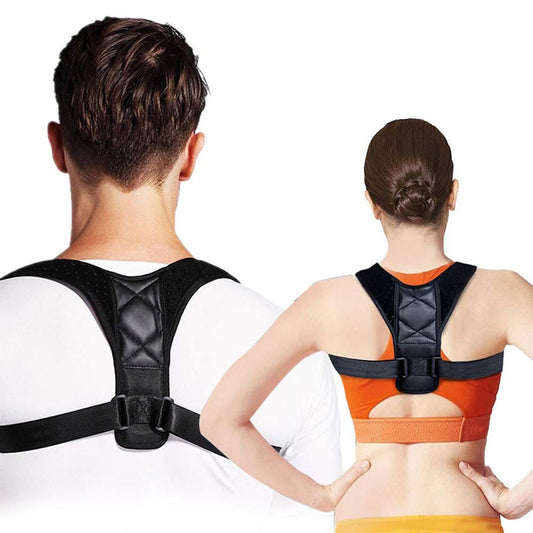 Medical Adjustable Clavicle Posture Corrector Men Woemen Upper Back Brace Shoulder Lumbar Support Belt Corset Posture Correction - faisal Brainx AC