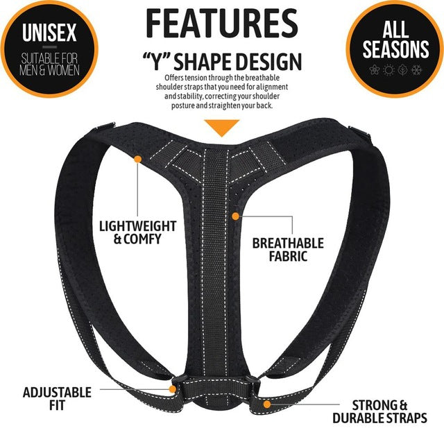 VIP DropShipping Medical Clavicle Posture Corrector Adult Children Back Support Belt Corset Orthopedic Brace Shoulder Correct - faisal Brainx AC