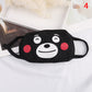 1PCS Cotton Dustproof Mouth Face Mask Anime Cartoon Kpop Lucky Bear Women Men Muffle Face Mouth Masks - faisal Brainx AC